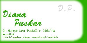 diana puskar business card